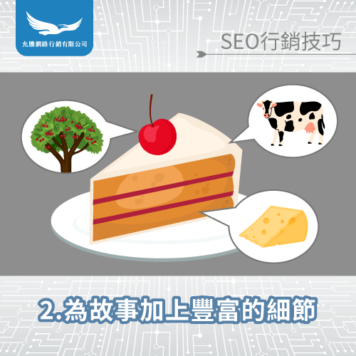 為故事加上細節-網路行銷SEO